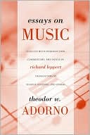 Book cover image of Essays on Music by Theodor Adorno