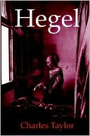 Book cover image of Hegel by Charles Taylor