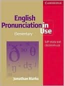 Book cover image of English Pronunciation in Use Elementary by Jonathan Marks