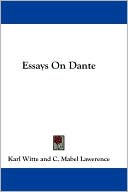 Book cover image of Essays on Dante by Karl Witte