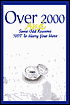 Book cover image of Over 2000 and Some Odd Reasons 'Not' to Marry Your Mate by Otha R. Johnson
