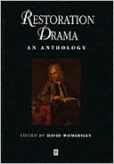 David Womersley: Restoration Drama: An Anthology (Blackwell Anthologies Series)
