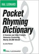 Jana Ranson: Hal Leonard Pocket Rhyming Dictionary