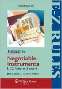 Book cover image of E-Z Rules for Negotiable Instruments and Bank Deposits (Ucc Art 3 & 4) by Jack S. Ezon