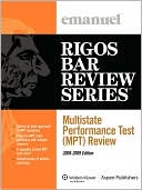Book cover image of Multistate Perfomance Test (Mpt) Review by James J. Rigos