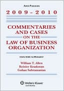 Ronald Jay Allen: Commentaries And Cases On The Law Of Business Organization, 2009-2010 Statutory Supplement