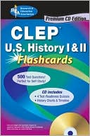 Book cover image of CLEP U.S. History I & II Flashcards with TestWare (REA) by Mark Bach