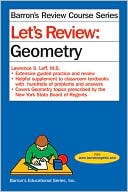 Book cover image of REGENTS: Let's Review - Geometry by Lawrence Leff M.S.