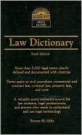 Steven H. Gifis: Barron's Law Dictionary: Mass Market Edition