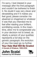 John Scalzi: Your Hate Mail Will Be Graded: A Decade of Whatever, 1998-2008