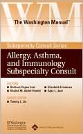 Book cover image of The Washington Manual Allergy, Asthma, and Immunology Subspecialty Consult by Barbara Capes Jost