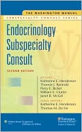 Book cover image of Endocrinology Subspecialty Consult by Katherine E. Henderson