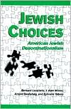 Book cover image of Jewish Choices: American Jewish Denominationalism by Bernard Lazerwitz