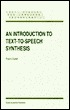 Thierry Dutoit: An Introduction To Text-To-Speech Synthesis, Vol. 3