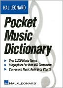 Book cover image of The Hal Leonard Pocket Music Dictionary by Hal Leonard Corp.