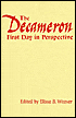 Book cover image of The Decameron: First Day in Perspective by Elissa B. Weaver