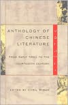 Cyril Birch: Anthology of Chinese Literature: From Early Times to the Fourteenth Century, Vol. 1