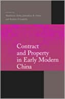 Madeleine Zelin: Contract and Property in Early Modern China