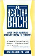 Book cover image of A Healthy Back, Vol. 1 by Lewis G. Maharam
