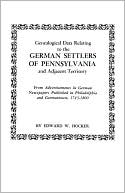Book cover image of Genealogical Data Relating To The German Settlers Of Pennsylvania by Hocker