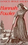 Book cover image of Hannah Fowler by Janice Holt Giles