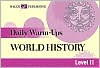 Book cover image of Daily Warm-Ups: World History Level II by Walch Publishing