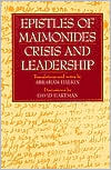Book cover image of The Epistles of Maimonides: Crisis and Leadership by Moses Maimonides