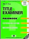 Book cover image of Title Examiner by Jack Rudman