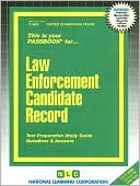 Book cover image of Law Enforcement Candidate Record by National Learning Corporation