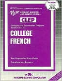 Book cover image of College French by National Learning Corporation