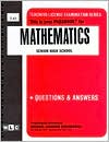Book cover image of Mathematics: Senior High School by National Learning Corporation