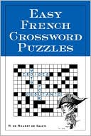 Book cover image of Easy French Crossword Puzzles by R. De Sales
