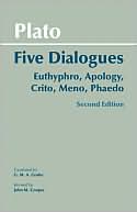 Book cover image of Five Dialogues: Euthyphro, Apology, Crito, Meno, Phaedo by Plato