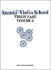 Alfred Publishing Staff: Suzuki Violin School, Vol 6: Violin Part