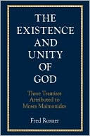 Book cover image of Existence And Unity Of God by Fred Rosner