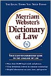 Book cover image of Merriam-Webster's Dictionary of Law by Merriam-Webster Inc.