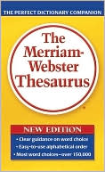 Book cover image of Merriam Webster Thesaurus by Merriam-Webster