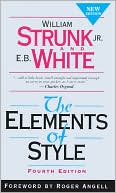 Book cover image of The Elements of Style by William Strunk