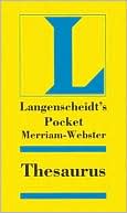 Book cover image of Pocket Thesaurus Dictionary by Langenscheidt Editorial Staff