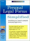 Book cover image of Personal Legal Forms Simplified by Daniel Sitarz