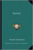 Book cover image of Dante by Henry Bowden