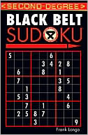 Book cover image of Second-Degree Black Belt Sudoku by Frank Longo