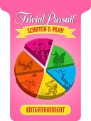 Book cover image of TRIVIAL PURSUIT Scratch & Play Entertainment by Andrew Brisman