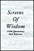 Book cover image of Screens of Wisdom: (1000 Quotations) Desk Reference by Steve K. Porter