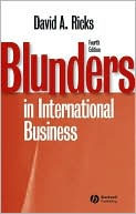 David A. Ricks: Blunders in International Business