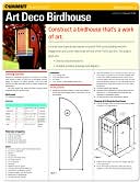 Quamut: Woodworking Project: Art Deco Birdhouse (Quamut)