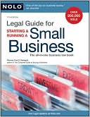 Book cover image of Legal Guide for Starting and Running a Small Business by Fred Steingold