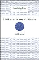 Book cover image of A Country Is Not a Company by Paul Krugman