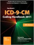 Book cover image of Faye Brown's ICD-9-CM Coding Handbook with Answers 2011: by Faye Brown