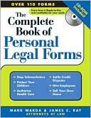 Mark Warda: Complete Book of Personal Legal Forms with CD, 3E